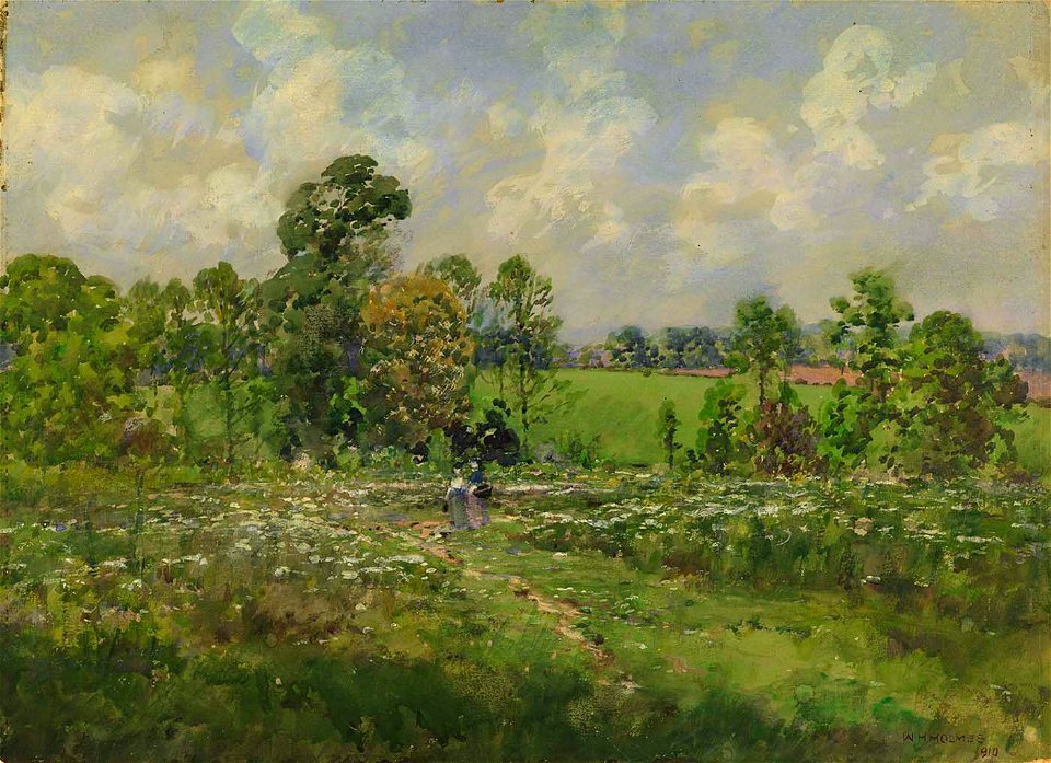 William Henry Holmes - Flowery Meadow - 1962.4.10 - Smithsonian American Art Museum