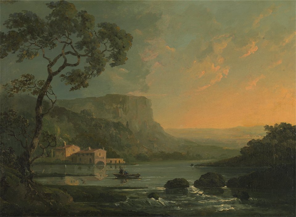 William Hodges - Landscape with Fishermen on a Lake - Google Art Project