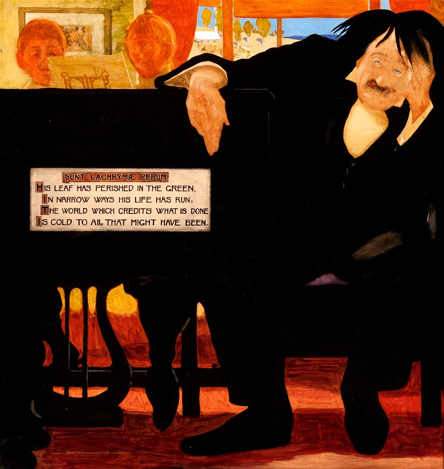 William Blamire Young - The musician - Google Art Project