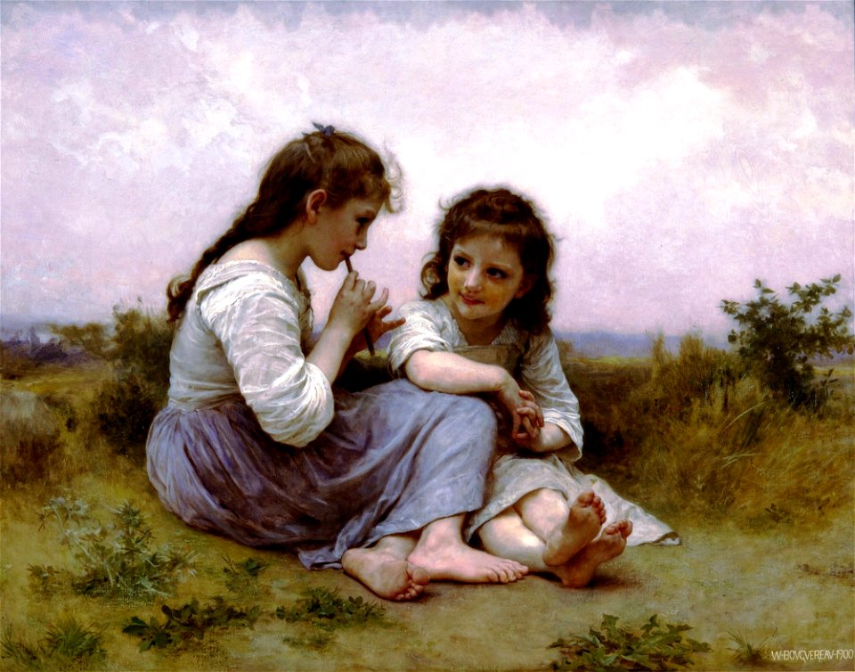 William Bouguereau A Childhood Idyll