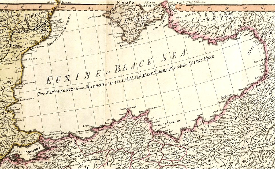 William Faden. Composite Mediterranean. 1785.P