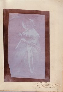 William Henry Fox Talbot (British - (Lady Elisabeth Feilding - Standing with a Parasol) - Google Art Project
