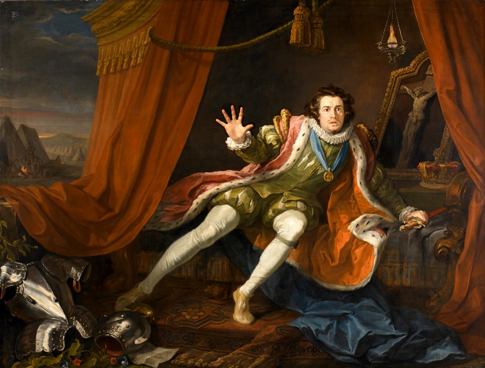 William Hogarth - David Garrick as Richard III - Google Art Project