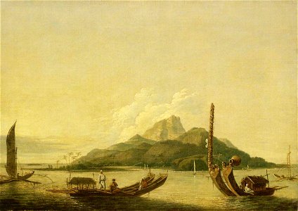 William Hodges (1744-1797) - Tahiti - BHC4229 - Royal Museums Greenwich
