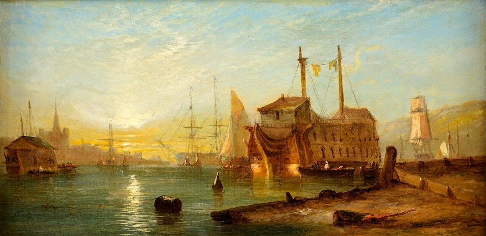 William Calcott Knell Harbour 1878 - Free Stock Illustrations | Creazilla