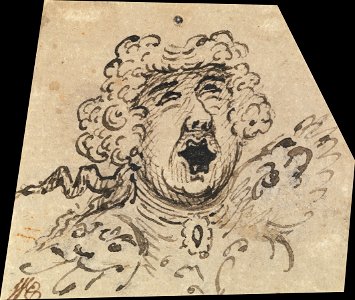 William Hogarth - Grotesque Female Head - Google Art Project