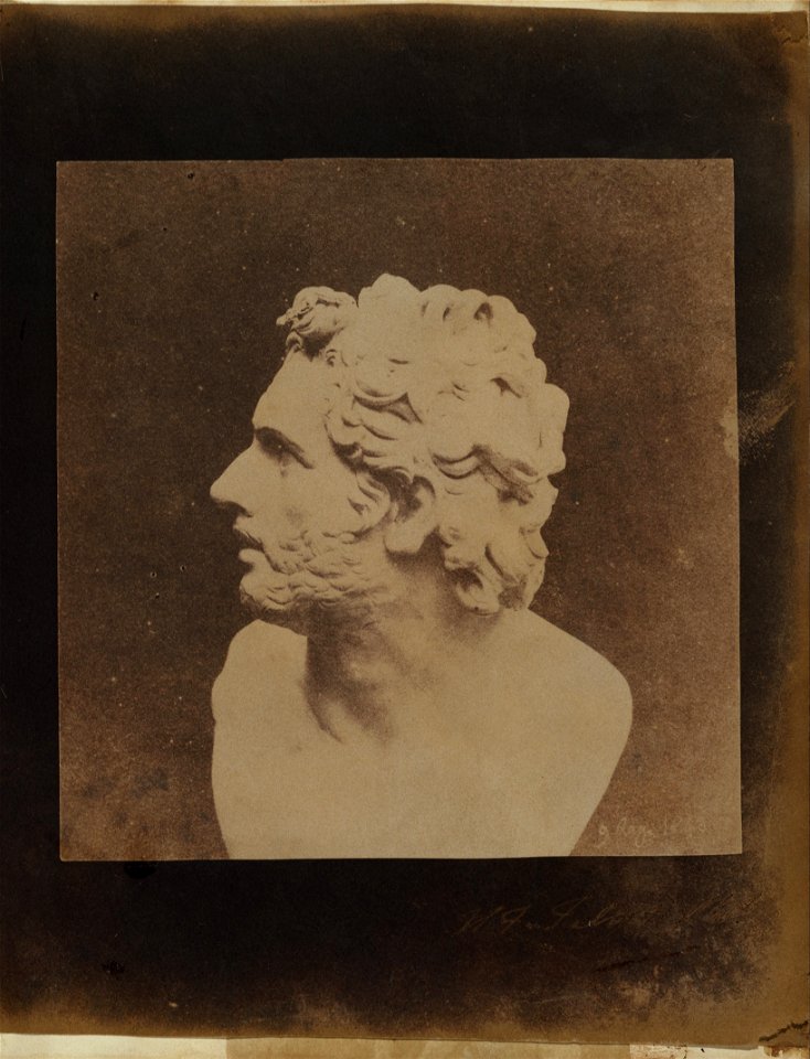 William Henry Fox Talbot (British - The Bust of Patroclus. - Google Art Project