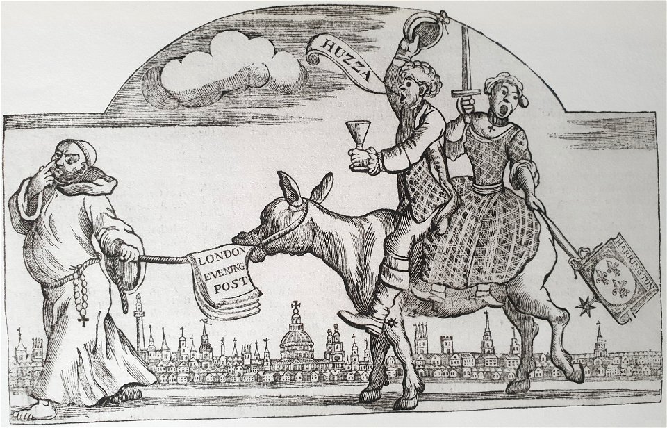 William Hogarth - Bandeau pour le Journal du Jacobite