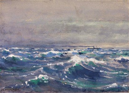 William Henry Holmes - On the Steamer Bremen, off Nova Scotia, 1880 - 1930.12.57 - Smithsonian American Art Museum