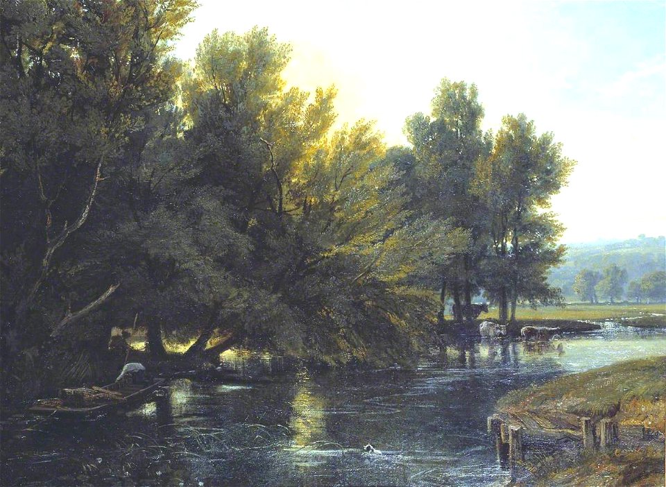 William Havell (1782-1857) - The Thames near Moulsford - T03393 - Tate