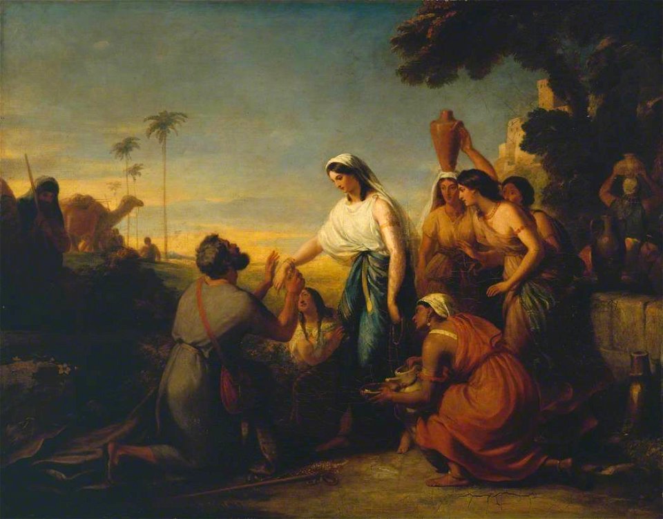 William Hilton (1786-1839) - Rebecca and Abraham's Servant at the Well - N00338 - National Gallery