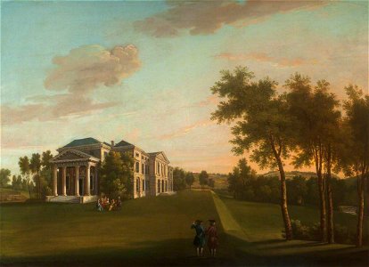 William Hannan (1720-1772) - West Wycombe Park from the Terrace - 1508193 - National Trust