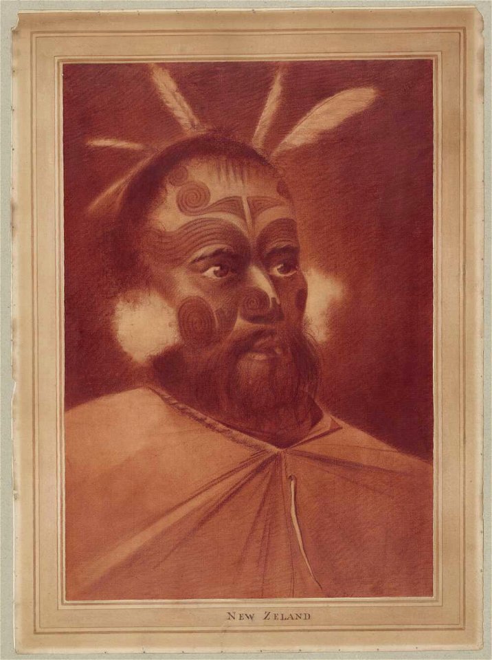 William Hodges – Portrait of a Maori Chieftain
