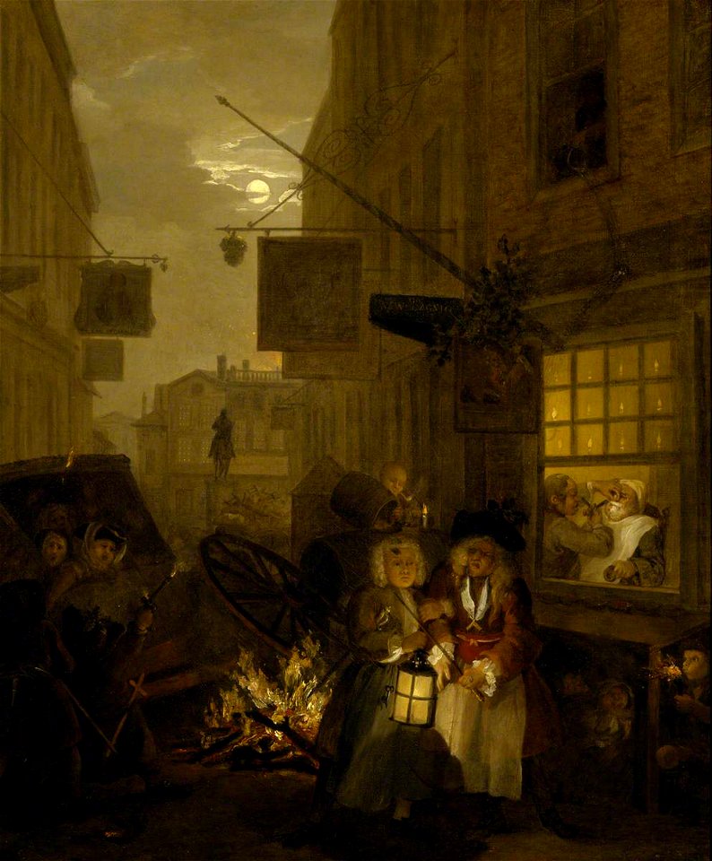 William Hogarth (1697-1764) - The Four Times of Day, Night - 446681 - National Trust