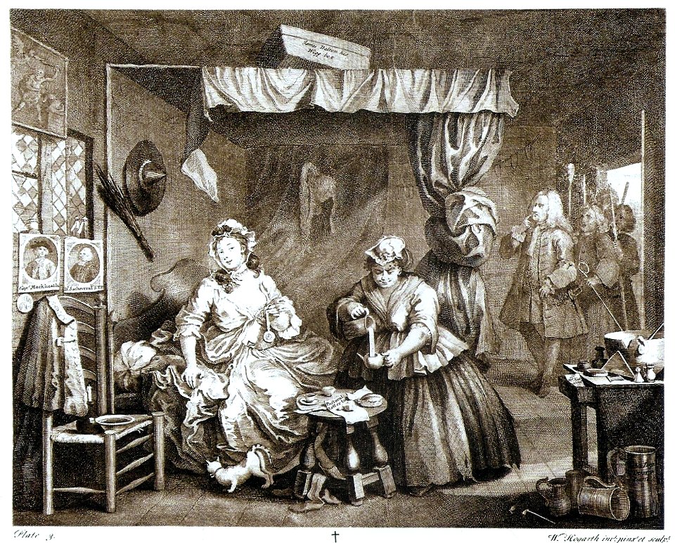 William Hogarth - A carreira de uma meretriz