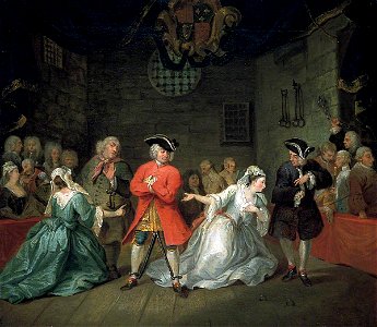 William Hogarth (1697-1764) - Scene from John Gay's 'The Beggar's Opera' - 1985P47 - Birmingham Museums Trust