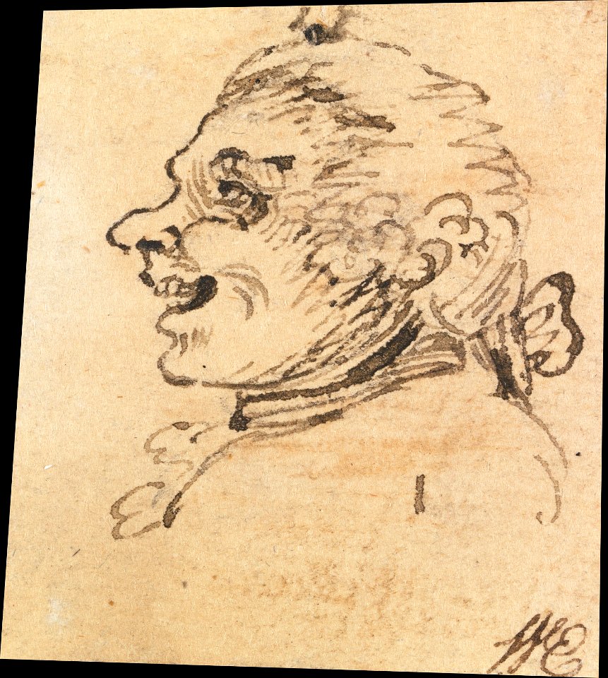 William Hogarth - Grotesque Male Head - Google Art Project (2330313)