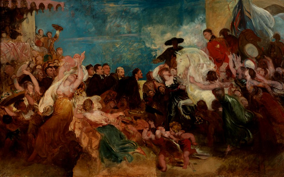 William Hilton II - The Triumph of the Duke of Wellington - 56.088 - Rhode Island School of Design Museum