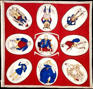 William Heath - handkerchief; commemorative handkerchief - Google Art Project