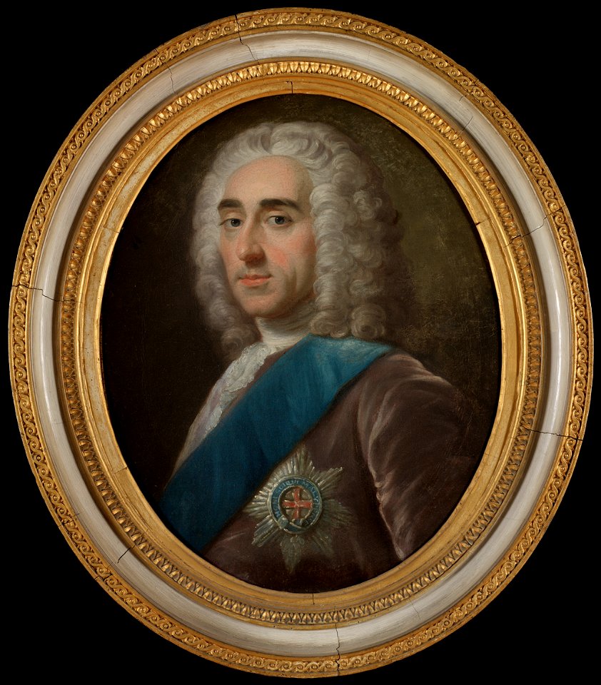 William Hoare - Portrait of Philip Dormer Stanhope, Fourth Earl of Chesterfield, K. G. - 54.171 - Rhode Island School of Design Museum
