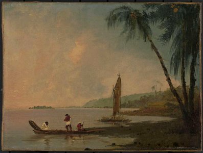 William Hodges – View from Point Venus, Island of Otaheite. Free illustration for personal and commercial use.