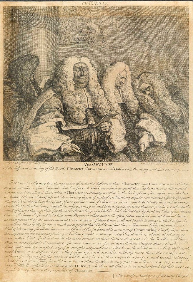 William Hogarth - The Bench (BNRJ)