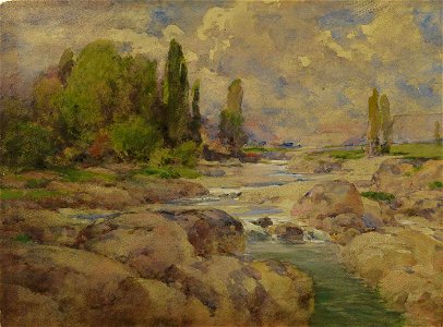 William Henry Holmes - The Normal Rock Creek - 1930.12.3 - Smithsonian American Art Museum