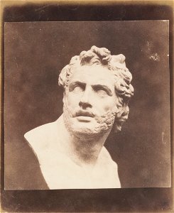 William Henry Fox Talbot (British - Bust of Patroclus. - Google Art Project