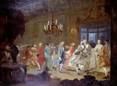 William Hogarth (1697-1764) - The Dance (The Happy Marriage ^VI, The Country Dance) - T03613 - Tate
