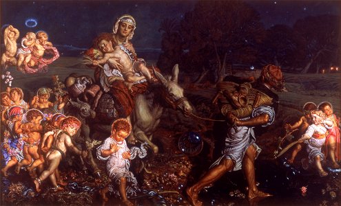 William Holman Hunt - The Triumph of the Innocents - Google Art Project (412238). Free illustration for personal and commercial use.