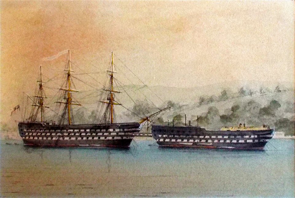 William Mackenzie Thomson - Ships by shore