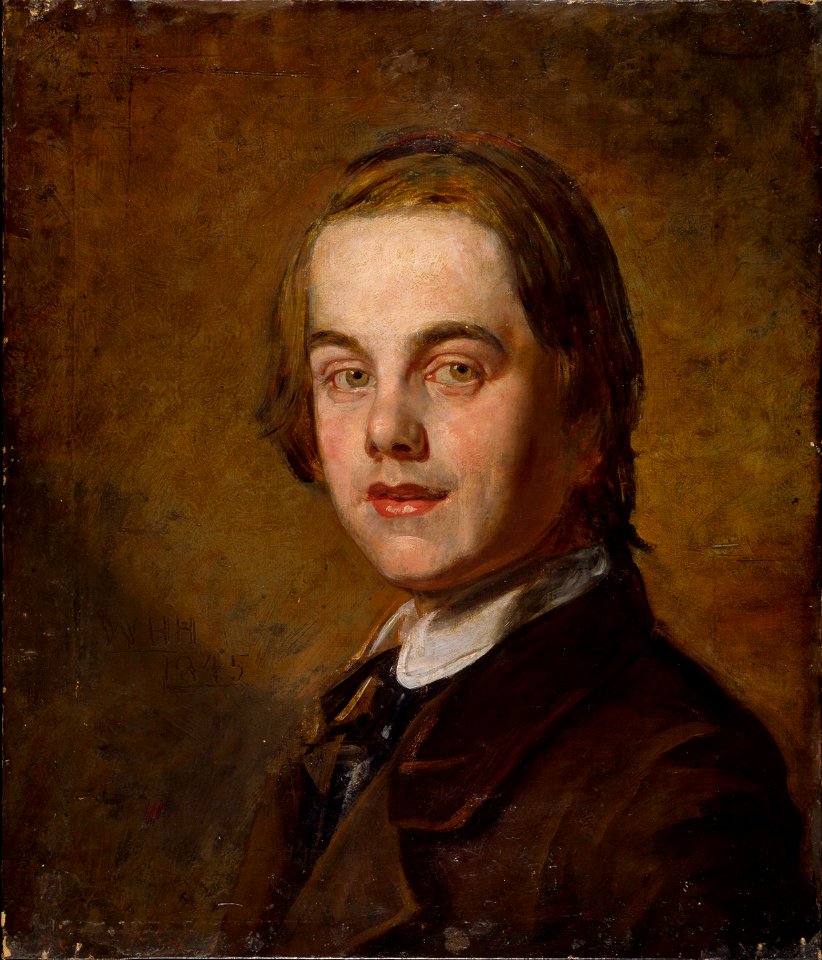William Holman Hunt - Self-Portrait - Google Art Project