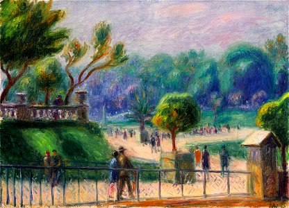 William james glackens the balustrade luxembourg gardens d6316177084529)