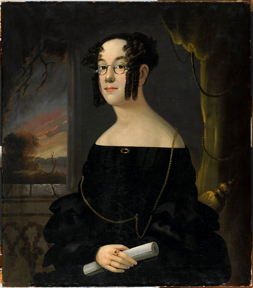 William Matthew Prior - Woman with Spectacles - H773 - Harvard Art Museums