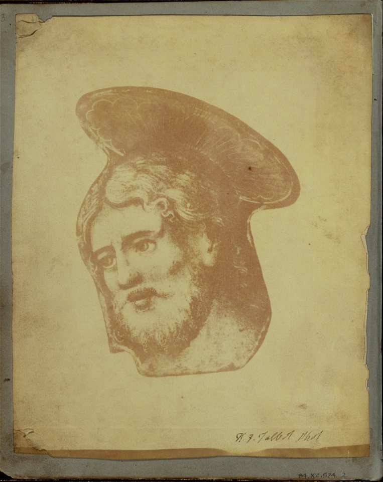 William Henry Fox Talbot (British - (Head of an Unknown Saint) - Google Art Project
