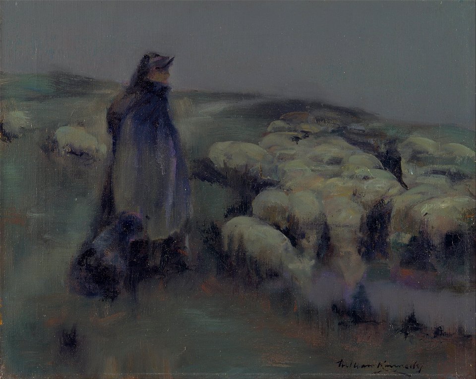 William Kennedy - A Shepherdess - Google Art Project