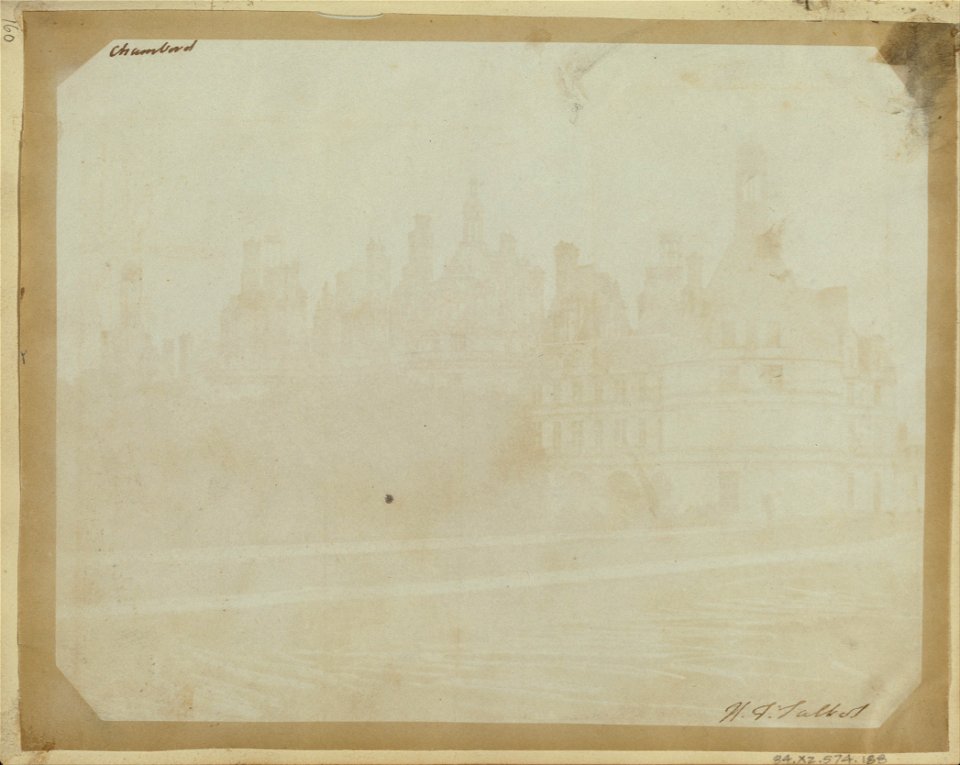 William Henry Fox Talbot (British - The Chateau of Chambord. - Google Art Project