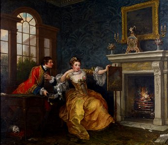 William Hogarth - The Lady's Last Stake - 1945-2.1 - Albright–Knox Art Gallery