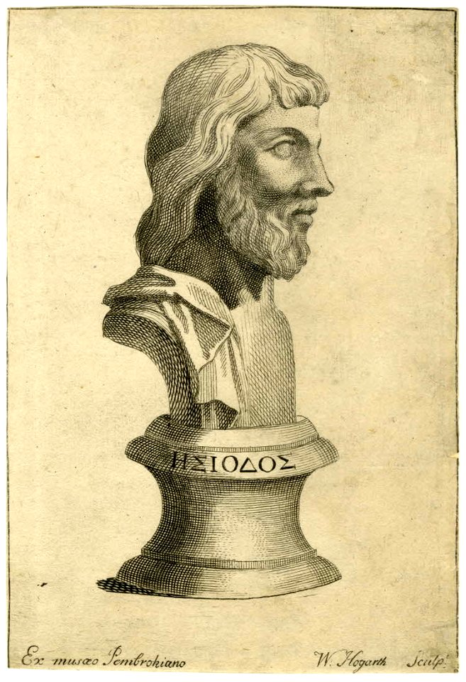 William Hogarth - Frontispiece for Thomas Cookes Hesiod