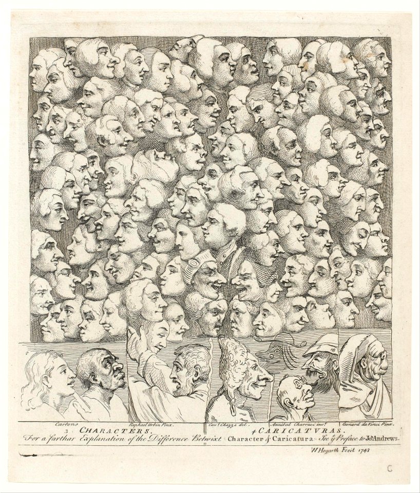 William Hogarth - Characters Caricaturas - Google Art Project