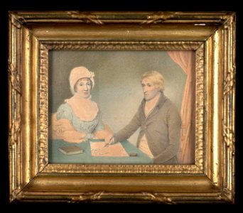 William Leslie - Portrait of the Artist and His Wife - 1999.27.24 - Smithsonian American Art Museum
