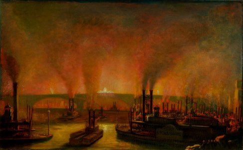 William James Hinchey - Dedication of Eads Bridge, St. Louis County, July... - 68-1995 - Saint Louis Art Museum