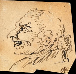 William Hogarth - Grotesque Male Head - Google Art Project (2334123)
