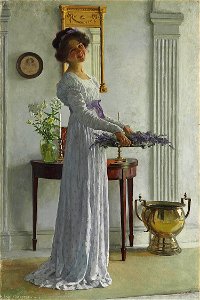 William Henry Margetson painting. Free illustration for personal and commercial use.