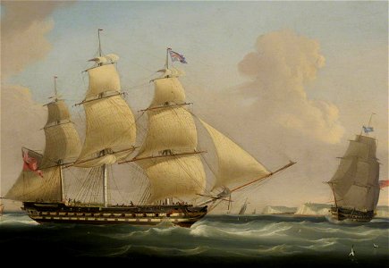 William John Huggins (1781-1845) - The East Indiaman 'Atlas' - BHC3214 - Royal Museums Greenwich