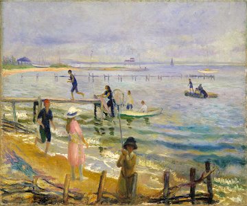 William James Glackens - Jetties at Bellport - 1935-5 - Albright–Knox Art Gallery