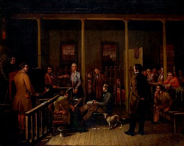 William Josiah Brickey - Missouri Courtroom - 1974.112 - Smithsonian American Art Museum