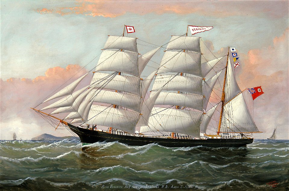 William Howard Yorke - The British bark ‚Veronica‘