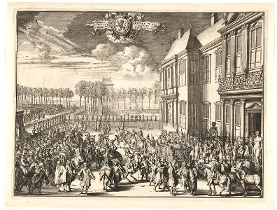 William III arrives at Huis Honselaarsdijk