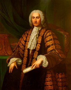 William Hoare (1707-1792) (after) - The Right Honourable Henry Bilson-Legge (1708–1764), in His Robes as Chancellor of the Exchequer - 1530101 - National Trust